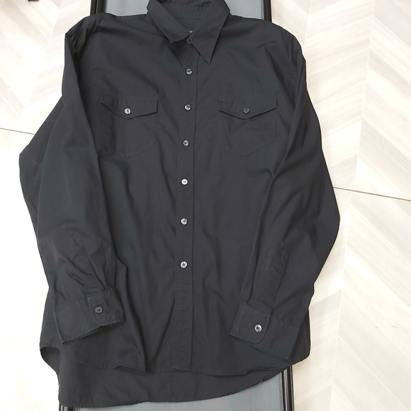 Kenneth Cole New York Other - Kenneth Cole Black sports/dress shirt